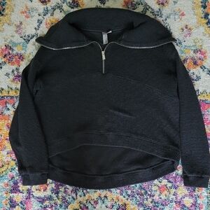 Sweaty Betty Black Half-Zip Sweater